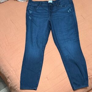 Universal Thread Dark Blue Skinny Straight Leg Jeans size 18